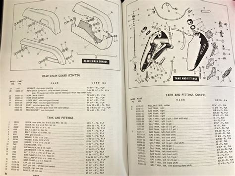 harley flh parts